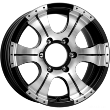 Диск R16 6x139,7 8J ET0 D111,6 К&К Байконур алмаз чёрный