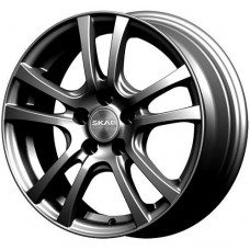 Диск R15 4x100 6J ET48 D54,1 Скад Дели Графит