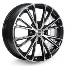 Диск R15 4x100 6J ET46 D54,1 Rapid Меандр-оригинал Алмаз Черный