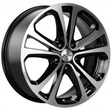Диск R17 5x108 7,0J ET45 60,1 X'trike X-113M BK/FP