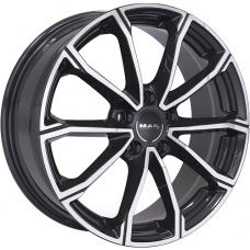 Диск R16 4x108 6,5J ET20 D65,1 MAK DaVinci Black Mirror