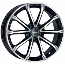 Диск R17 5x108 7J ET47,5 D63,4 MAK DaVinci Black Mirror