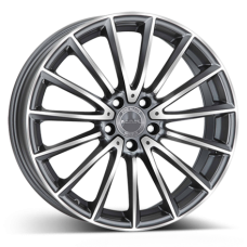 Диск R18 5x112 9J ET50 D66,6 MAK Komet Gun Metallic Mirror Face