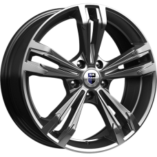 Диск R18 5x100 7J ET45 D67,1 К&К Каррера (КС655) дарк платинум