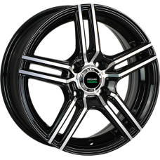 Диск R14 4x98 5,5J ET35 D58,6 Megami MGM-1 BKF