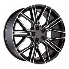 Диск R21 5x112 9,5J ET37 D66,6 Khomen KHW2101 Black-FP (Front)