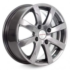 Диск R15 4x100 6J ET38 D67,1 К&К Джемини (КС617) Дарк платинум