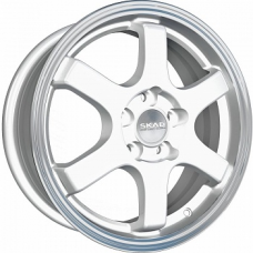 Диск R15 4x100 6J ET45 D67,1 Скад КИОТО алмаз-белый