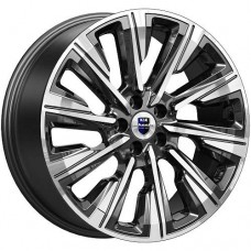 Диск R19 5x108 7,5J ET33 D67,1 K&K Галего (КС1044) алмаз чёрный