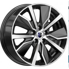 Диск R16 5x112 6,5J ET43 D57,1 K&K Гамбит (КС961) алмаз чёрный Диск R16 5x112 6,5J ET43 D57,1 K&K Гамбит (КС961) алмаз чёрный