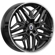 Диск R19 5x108 7J ET45 D67,1 K&K Колумб (КС1038) алмаз чёрный