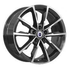 Диск R17 5x114,3 7,5J ET40 D67,1 К&К Меренге (КС902) алмаз чёрный