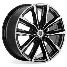 Диск R17 5x114,3 7,5J ET35 D60,1 К&К Лацио (КС964) Алмаз черный