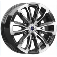 Диск R18 6x139,7 7,5J ET30 D106,1 K&K Меконг (КС959) алмаз чёрный