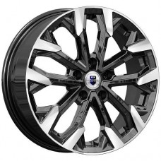 Диск R17 5x108 6,5J ET43 D65,1 K&K Морейн (КС1046) алмаз чёрный
