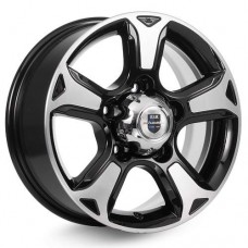 Диск R16 5x139,7 7J ET35 D98 Скад Атлант алмаз черный