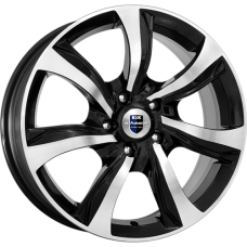 Диск R17 5x114,3 7J ET35 D67,1 K&K Либерти КС654 алмаз черный