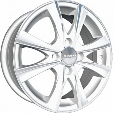 Диск R15 4x100 6J ET48 D54,1 Скад Мальта алмаз-белый