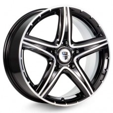 Диск R17 5x108 7,5J ET49 D63,35 K&K Барракуда-оригинал (КС567) алмаз черный