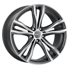 Диск R21 5x120 11,5J ET38 D74,1 MAK X-Mode Gunmetal Mirror Face