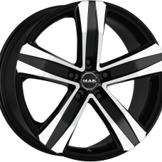 Диск R18 5x108 7,5J ET45 D63,4 MAK Stone 5 Black Mirror