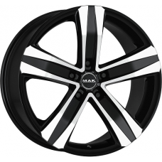 Диск R15 5x160 6,5J ET58 D65,1 MAK Stone 5 Black Mirror