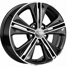 Диск R16 5x114,3 6J ET43 D67,1 К&К Hyundai Creta (КС778) Алмаз черный