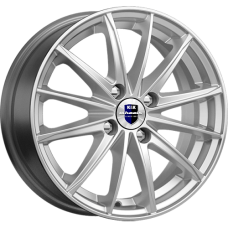 Диск R15 4x100 6J ET40 67,1 К&К Пойнт Бланк Сильвер