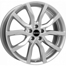 Диск R21 5x112 9,5J ET56 D66,6 MAK Koln Silver