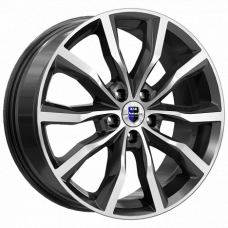 Диск R18 5x114,3 7,5J ET45 67,1 K&K Портер (КС906) алмаз черный