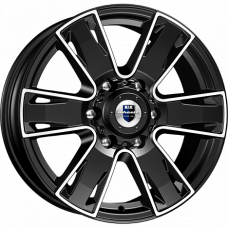 Диск R17 6x139,7 7J ET33 100,1 K&K Севенна (КС726) алмаз черный