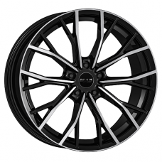 Диск R18 5x112 8J ET30 D66,6 MAK Mark Black Mirror