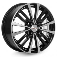 Диск R15 4x100 6J ET46 D54,1 Rapid Модена-оригинал (КС747) Алмаз-черный SK