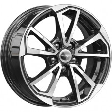 Диск R15 5x100 6J ET38 D57,1 K&K КС1005 алмаз черный