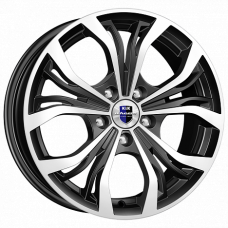 Диск R17 5x108 7J ET45 D60,1 K&K Аламида-оригинал Алмаз черный