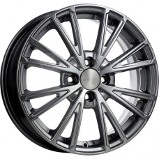 Диск R15 4x100 6J ET35 D67,1 К&К Меандр (КС888-01) дарк платинум