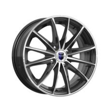 Диск R15 4x100 6J ET40 D67,1 К&К Пойнт Бланк (КС884-03) дарк платинум