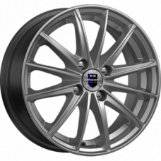 Диск R15 4x100 6J ET45 D67,1 К&К Пойнт Бланк (КС884-04) дарк платинум
