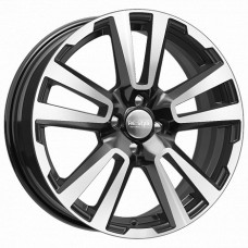 Диск R17 4x100 6,5J ET41 D60,1 K&K КС874 (ZV 17_XRAY) Алмаз чёрный
