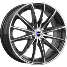 Диск R15 4x98 6J ET35 D58,5 K&K Пойнт Бланк (КС884-00) Алмаз чёрный