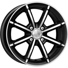 Диск R14 4x98 6J ET30 D58,6 K&K Sportline алмаз черный (KC603)