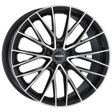 Диск R20 5x112 8,5J ET30 D66,6 MAK Speciale Black Mirror