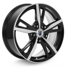 Диск R16 5x108 6,5J ET50 D63,35 K&K Фишт-оригинал (КС690) алмаз черный