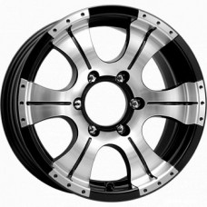 Диск R15 6x139,7 7J ET20 D108,5 K&K KC473 Байконур алмаз черный