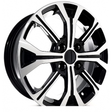 Диск R15 4x100 6J ET50 D60,1 К&К КС945 (ZV 15_Vesta) алмаз черный